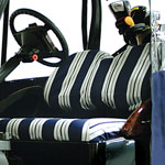 Club Car-EZGO-Yamaha - Red Dot Natural Classic Seat Cover